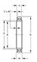 Aerospace - Airframe Control Ball Bearings - KP-B Series Line Drawing.JPG